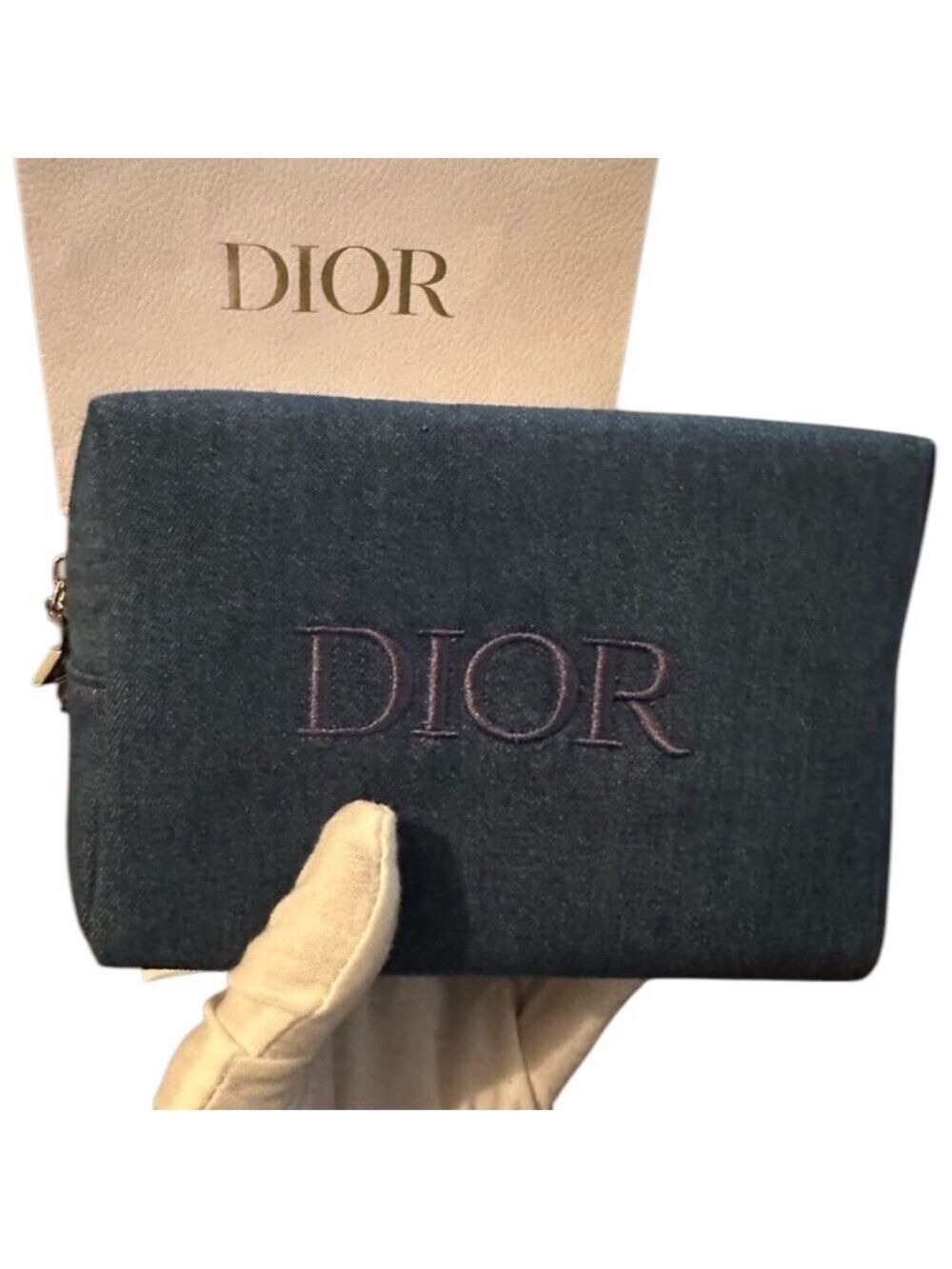 Dior Denim Beauty Bundle Cosmetic Bag & Make-up OS - Picture 6 of 8